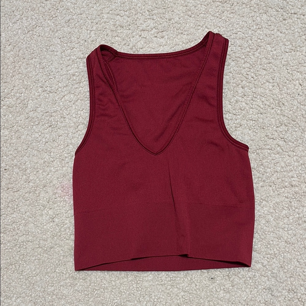 Athleta Burgundy Tank Top